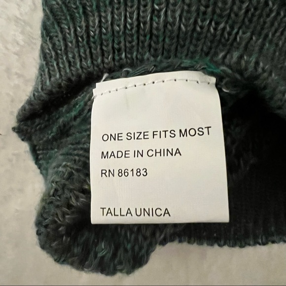 capelli New York Green Knit Beret - Picture 3 of 4